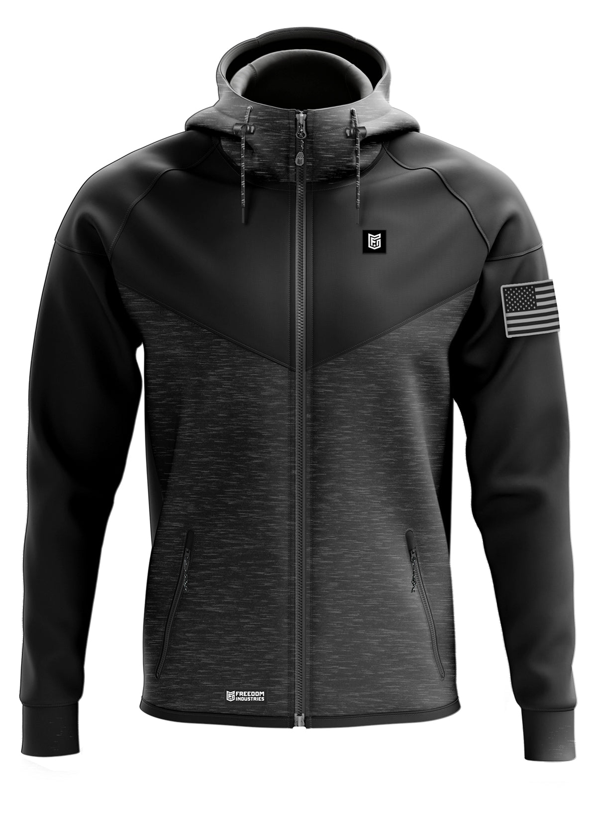 V5 TECH ZIP HOODIE JACKET™ | PHANTOM BLACK (4006476972104)